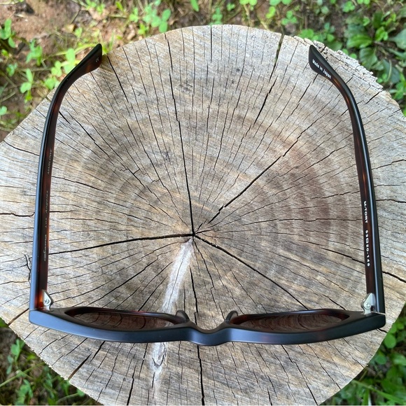 Sama Marlowe matte tortoise sunglasses made in Japan with case main image 4